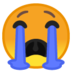 :大泣きの顔: