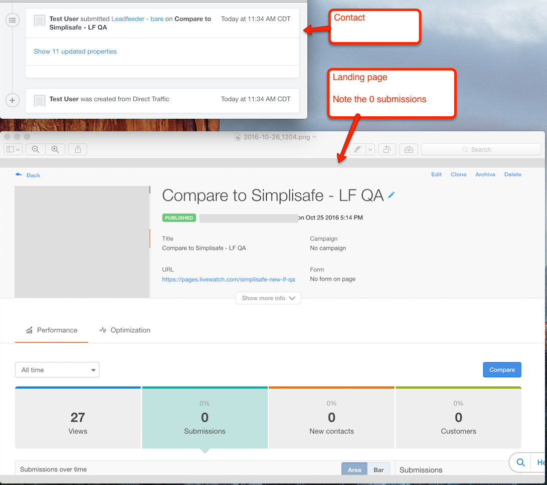 HubSpot Community Landing page not tracking submission via Forms API