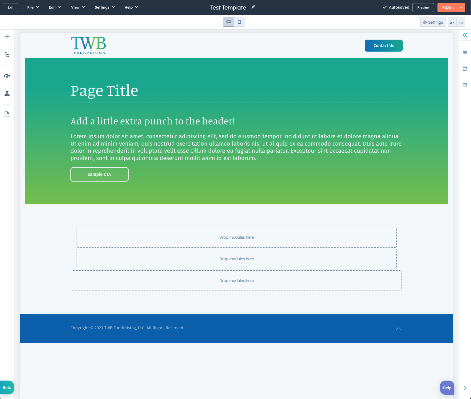 Solved HubSpot Community Issue with Drag and Drop Editor (Custom