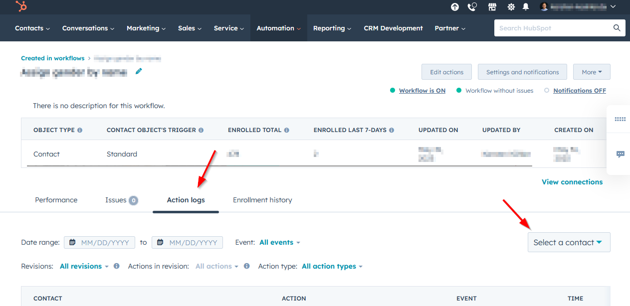 Solved HubSpot Community Show workflow history on contacts HubSpot