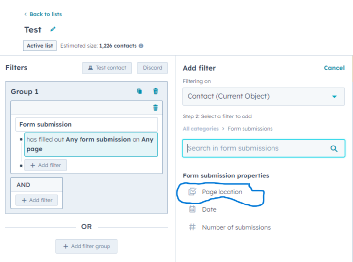 HubSpot Community Can't find conversion page in list filter HubSpot
