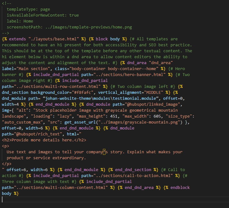 Solved: HubSpot Community - Issue: Formatting HubL + HTML code in VS ...
