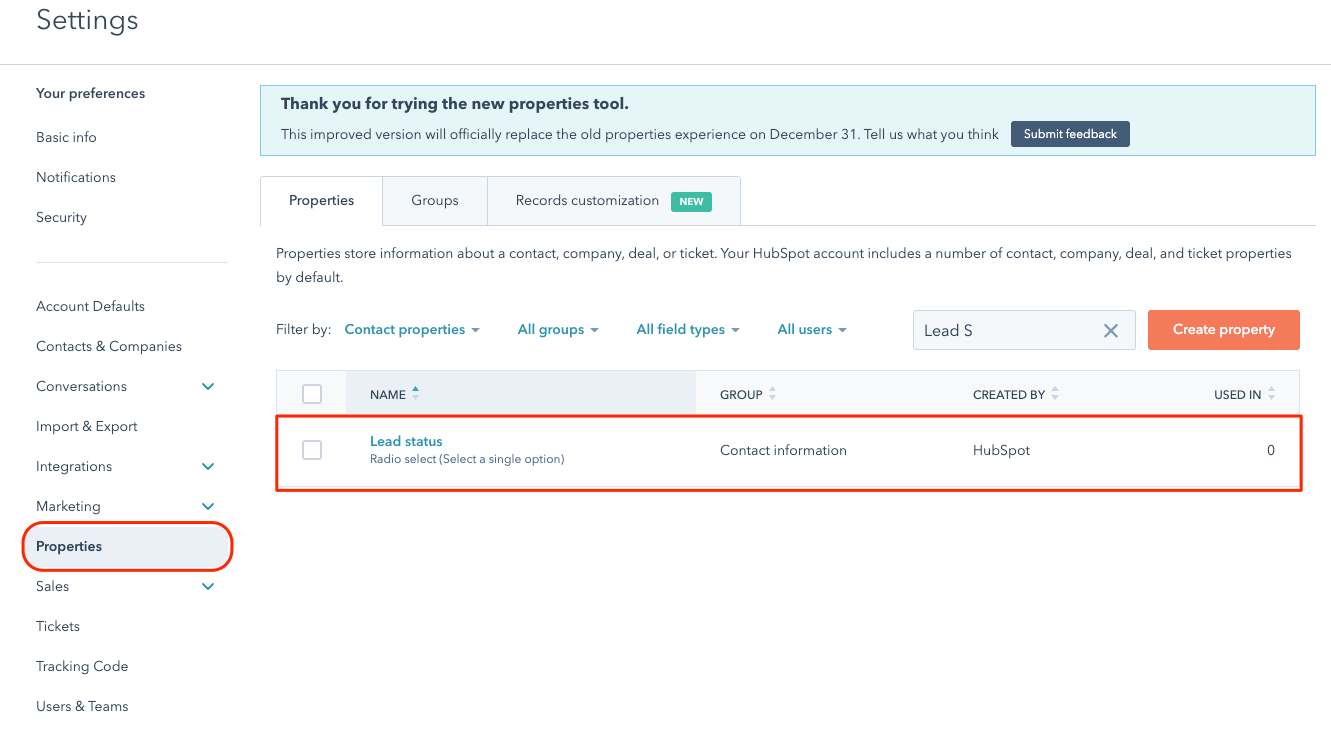 Solved HubSpot Community Customize Lead Status HubSpot Community