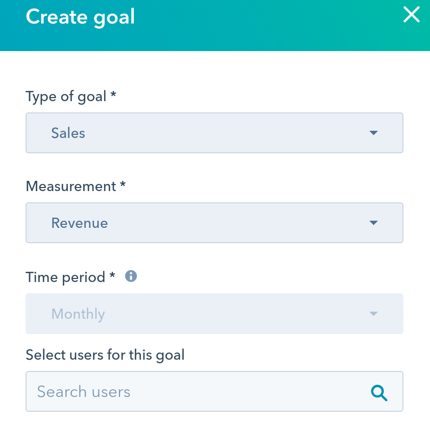 Solved HubSpot Community Setting revenue goals by product category