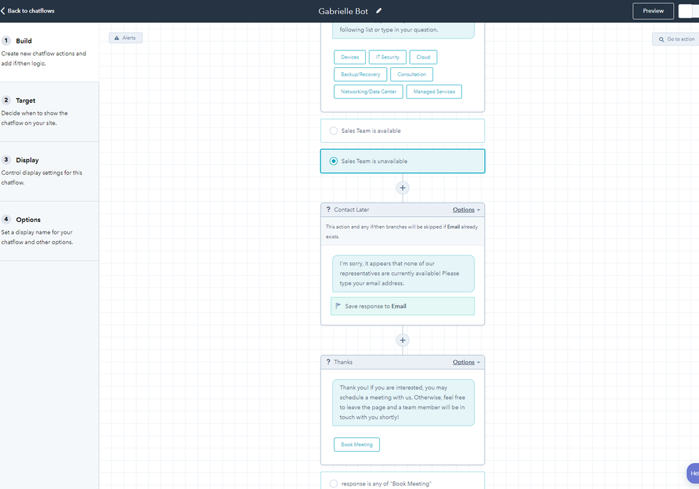 Pathway needing testing