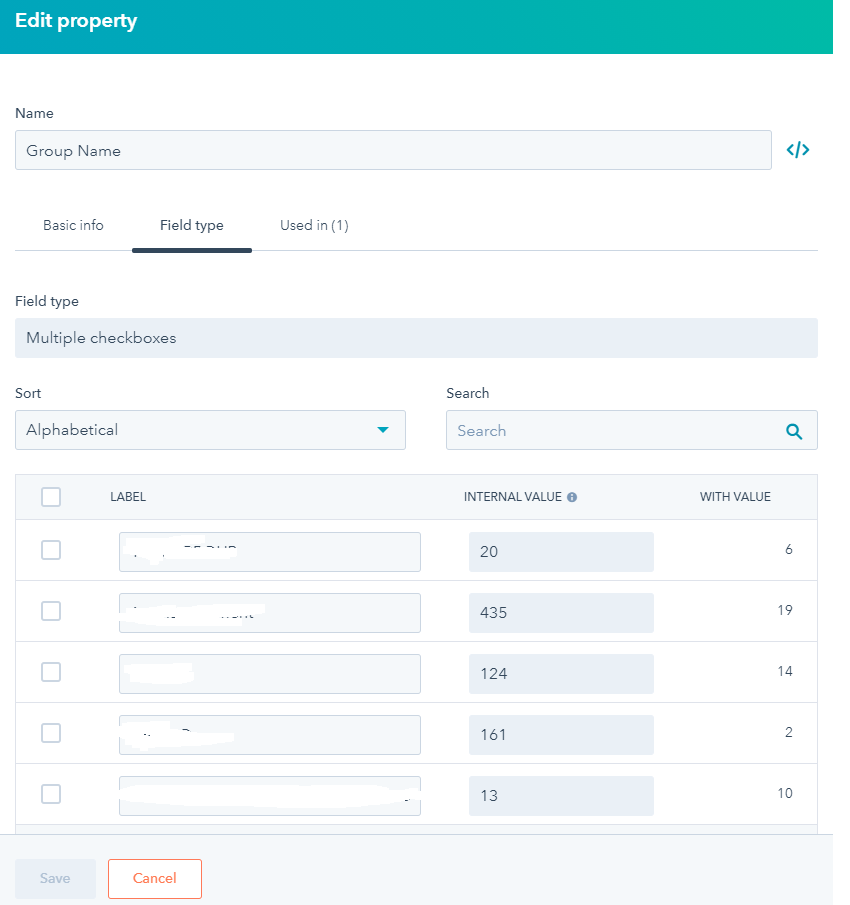HubSpot Community Property API to update Multiple checkboxes Label