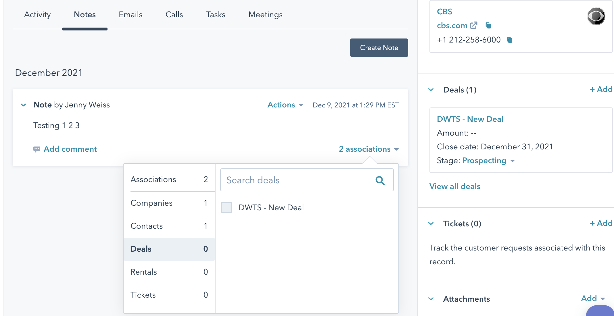 HubSpot Community Notes & Attachments vanishing when deal added