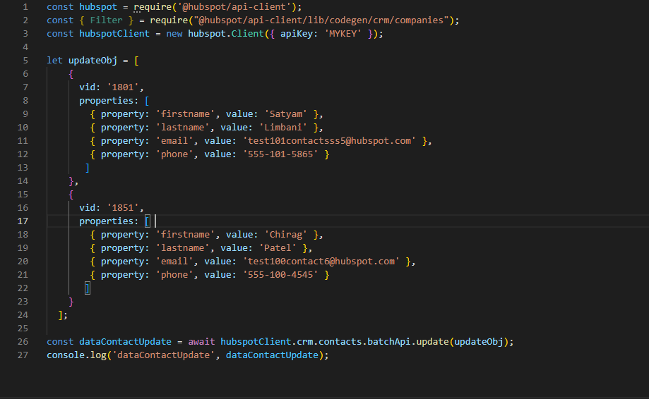 Solved HubSpot Community Batch Update API Is not working even when