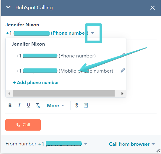 Solved HubSpot Community Mobile phone number not clickable in