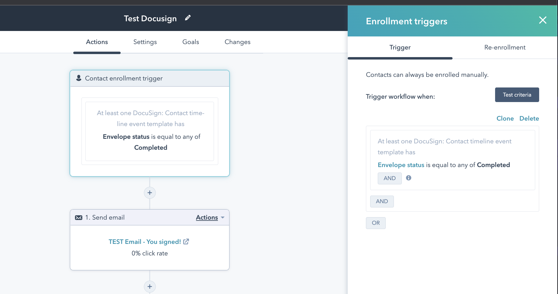 Solved HubSpot Community Docusign Workflow trigger when document