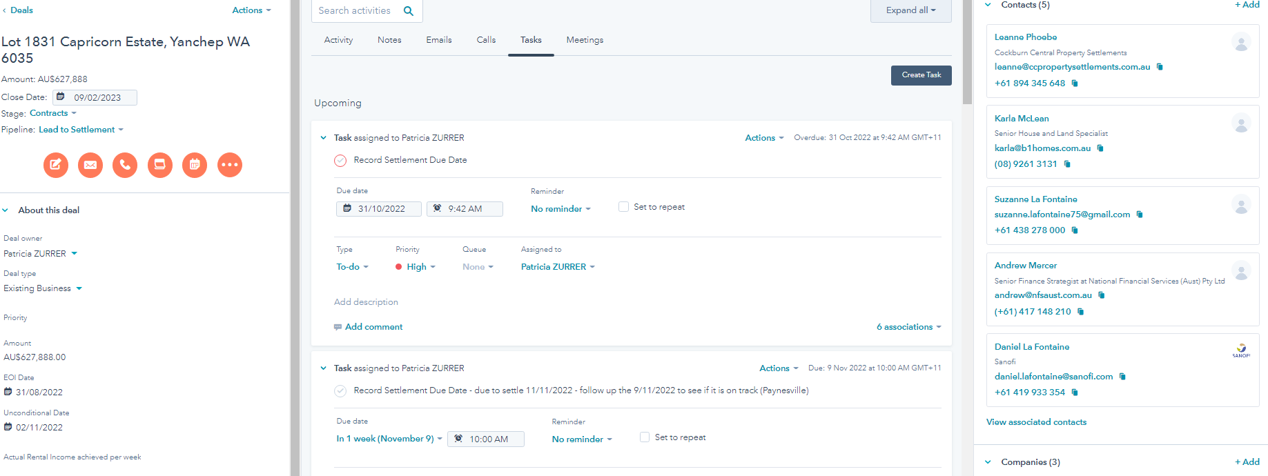 HubSpot Community Tasks within deals HubSpot Community