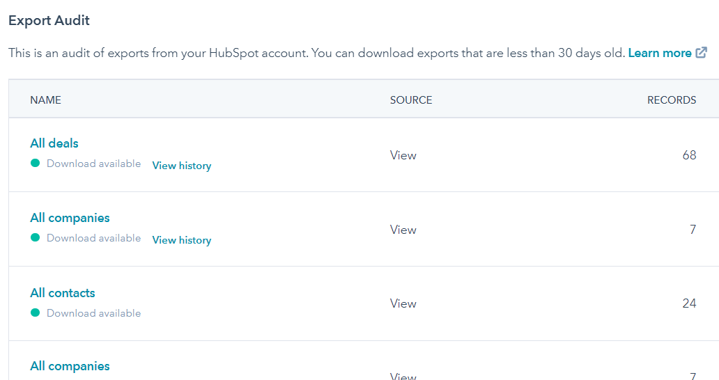 Solved HubSpot Community Can I get the Hubspot Activity logs via API