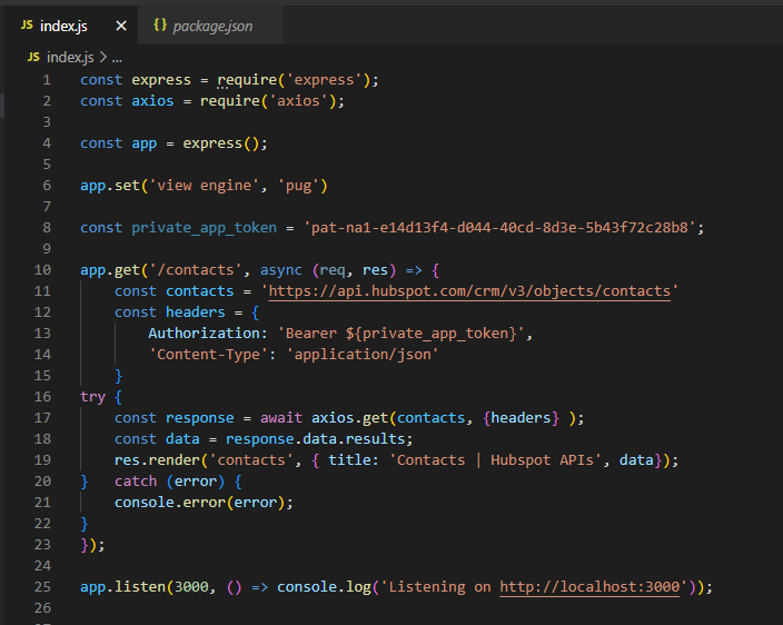 HubSpot Community Localhost not working following "hello world" HS