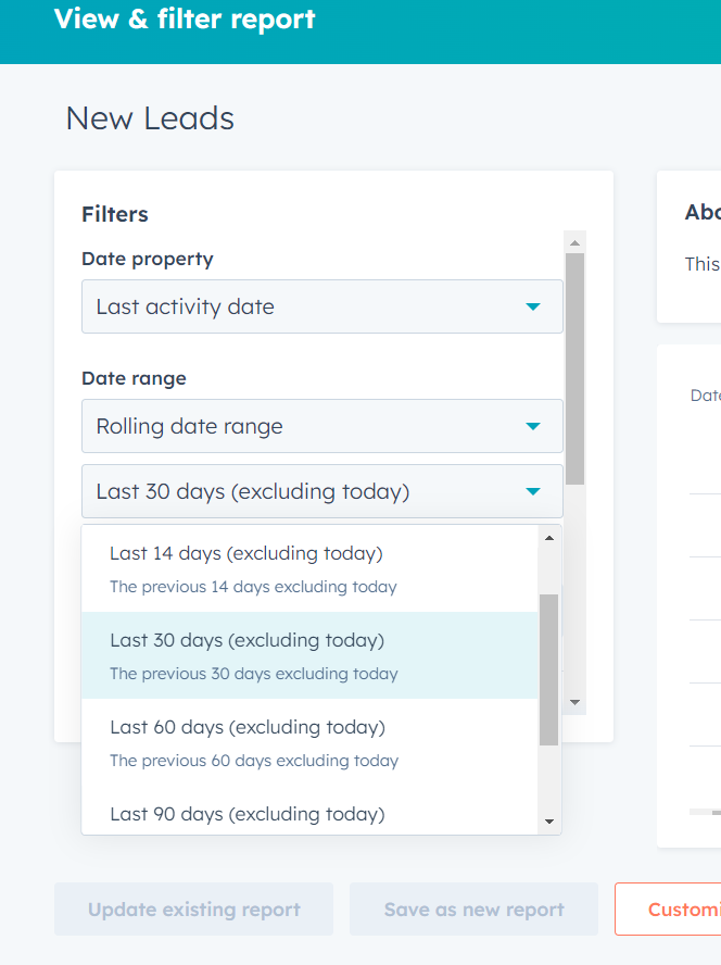HubSpot Community Rolling Date Range Filters Don't Include 'Today