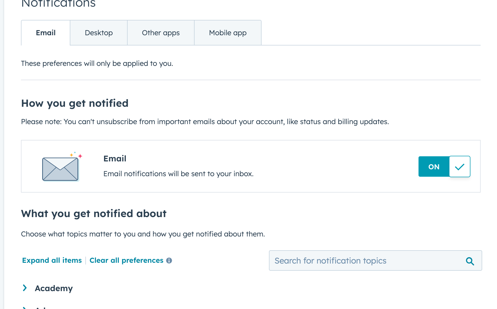 Solved HubSpot Community Updating Notifications Email HubSpot Community