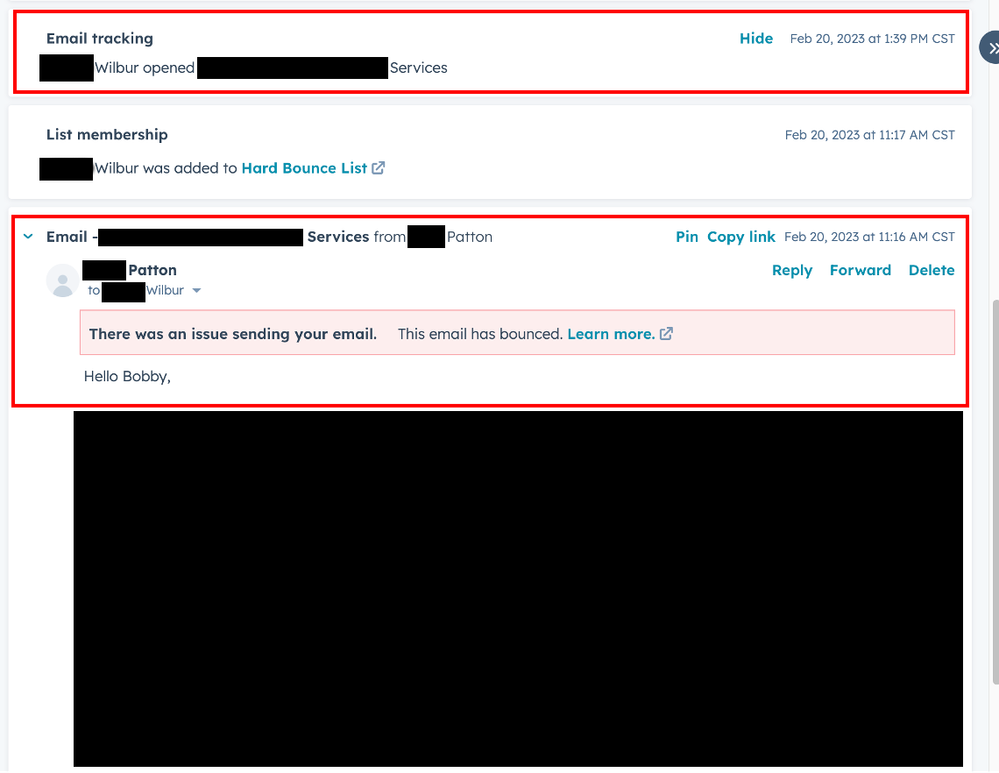 Solved HubSpot Community Sales email has bounced, yet email tracking