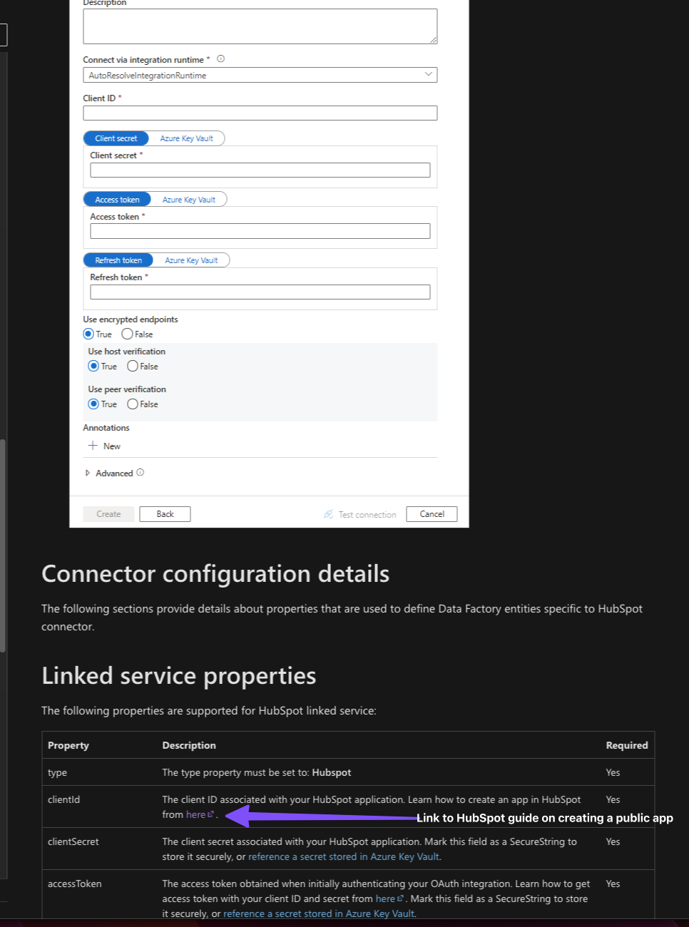Solved HubSpot Community Re How to connect Azure (data factory