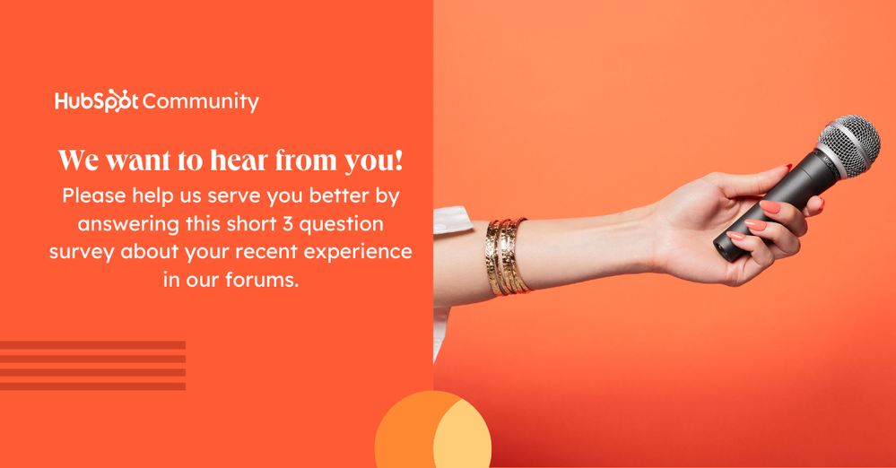 HubSpot Community - Community Survey 2023 | We want to hear from 