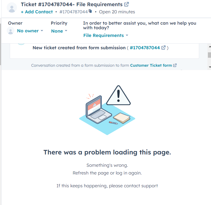 HubSpot Community Error on clicking reply HubSpot Community